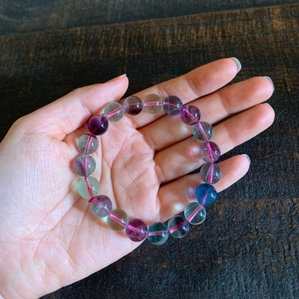 Natrual Fluorite Bracelet